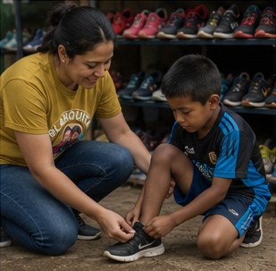 Blanquita Foundation Guatemala — Shoes for kids