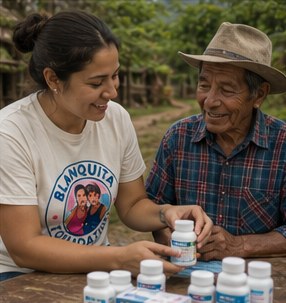 Blanquita Foundation Guatemala — Medicine and vitamins for elders